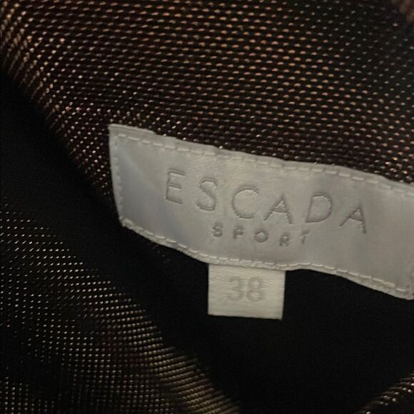 Escada Bronze Metallic Dress - Picture 3 of 9